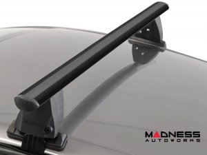 FIAT 500 Roof Rack Cross Bars - Black 2017-2019